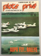 L'aéro-Club Et Le Pilote Privé N° 12 - Aviazione
