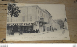 SAINT ZACHARIE : Fontaine Du Lion D'or Et Grande Rue  ............ 8190 - Saint-Zacharie