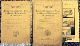 "SOCIETE SCIENCES, LETTRES & ARTS BAYONNE"en 2 Volumes 1929 (Sommaire Scanné) + Descriptif Complet - Pays Basque