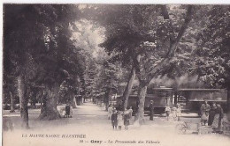 GRAY                 La Promenade Des Tilleuls      Tramway En Gp - Gray