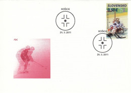 FDC SLOVAKIA 657 - Hockey (sur Glace)