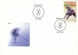 FDC SLOVAKIA 658 - Hockey (Ice)