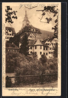 AK Tübingen, Partie An Der Stiftskirche  - Tuebingen