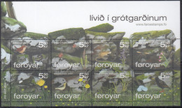 FÄRÖER  615-622, Kleinbogen, Postfrisch **, Steinwall Der Indmark, 2007 - Islas Faeroes