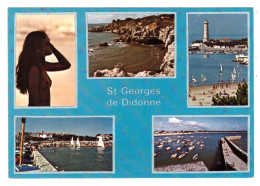 ST GEORGES DE DIDONNE  (carte Photo Jeune Fille Aux Seins Nus) - Saint-Georges-de-Didonne