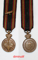 Médaille-BE-304a_di_prisonnier De Guerre 1940-1945_1 Barrette_WW2_diminutif_21-04-1 - Belgium