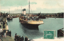 FRANCE - Dieppe - Bateau "Brighton Newhaven" - Port - Animé - Carte Postale Ancienne - Dieppe