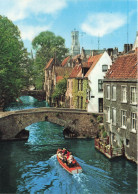 BEGLIQUE - Brugge - Vue Sur Le Quai Vert - Le Pont - Bateau - Animé - Carte Postale - Brugge