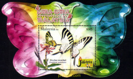 239619 MNH MALASIA 2008 MARIPOSA DE MALASIA - Maleisië (1964-...)