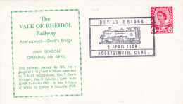 GB Engeland 1969 The Vale Of Rheidol Railway Aberystwyth - Devil's Bridge - Trains