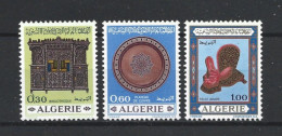 Algeria 1969 Handicrafts Y.T. 495/497 ** - Algérie (1962-...)