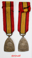 Médaille-BE-201-di_Médaille Commémorative De La Guerre 14-18_WW1_diminutif_D_21-04-1 - België