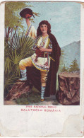 RO 89 - 1025 ETHNIC, Man, Romania - Old Postcard - Used - 1909 - Roemenië