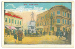 RO 89 - 17473 GALATI, Royality  Market, Romania - Old Postcard - Used - 1929 - Romania