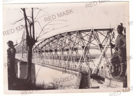 RO 89 - 19051 CERNAVODA, Dobrogea, Railway Bridge, ( 18/13 Cm ) - Old Press Photo - 1941 - Rumania