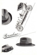 Cappelli BORSALINO, Pubblicità Epoca 1951, Vintage Advertising - Publicités