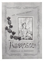 Caramelle Al Rabarbaro AMBROSOLI, Pubblicità 1951, Vintage Advertising - Publicités