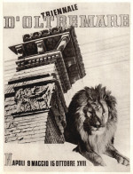 La Triennale D'Oltremare, Napoli, Pubblicità, 1940 Vintage Advertising - Publicités