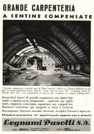 Legnami Pasotti Grande Carpenteria, Pubblicità, 1940 Vintage Advertising - Publicités