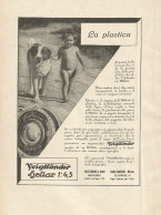 Apparecchio Fotografico VOIGTLANDER - Pubblicità 1931 - Advertising - Publicités