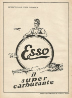 ESSO Il Supercarburante - Illustrazione - Pubblicità 1930 - Advertising - Werbung