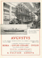 Uno Dei 4 Grandi Motori Dell' Augustus - N.G.I. - Pubblicità 1928 - Advert - Werbung
