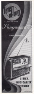 Radio Imca Pangamma, Pubblicità Epoca 1953, Vintage Advertising - Werbung