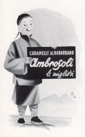 Caramelle Al Rabarbaro AMBROSOLI, Pubblicità 1953, Vintage Advertising - Werbung