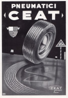 Pneumatici CEAT, Pubblicità Epoca 1952, Vintage Advertising - Advertising