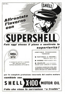 SHELL Motor Oil, Pubblicità Epoca 1953, Vintage Advertising - Publicités