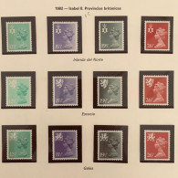 Gran Bretaña  1982 - SERIE REGIONAL - YVERT 1027/1038 ** - Unused Stamps