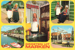 PAYS-BAS - Groetten Uit Marken - Marken / Holland - Multi-vues - Animé - Carte Postale - Other & Unclassified