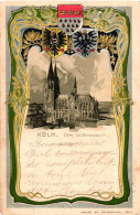 KOELN / COLOGNE / KEULEN / DOM  / LITHO CARD RELIEF - Koeln