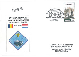 SC 61 - 1324 Scout ROMANIA - Cover - Used - 2002 - Brieven En Documenten