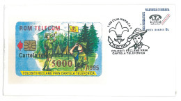 SC 61 - 1214 Scout ROMANIA - Cover - Used - 1995 - Covers & Documents