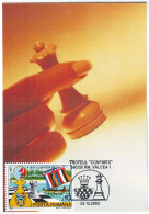 MAX 16 - 620 CHESS, Romania, Bishop - Maximum Card - 2005 - Maximum Cards & Covers