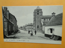 LE CROTOY -- La Rue De L'Eglise - ANIMEE - Le Crotoy