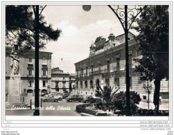 COSENZA:  PIAZZA  DELLA  LIBERTA'  -  RARO  TIMBRETTO  " DOPO  LA  PARTENZA "  -  FOTO  -  FG - Cosenza