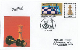 COV 82 - 218 CHESS, Romania - Cover - Used - 2005 - Briefe U. Dokumente