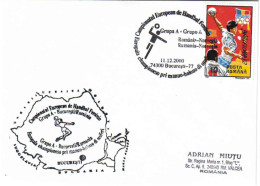 COV 82 - 164 HANDBALL, Romania - Cover - Used - 2000 - Covers & Documents