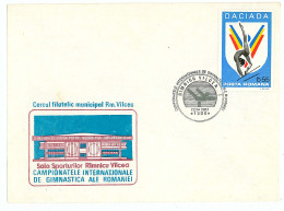 COV 82 - 1 Gymnastics, Romania - Cover - Used - 1983 - Lettres & Documents