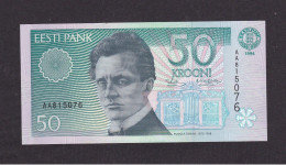 1994 Estonia Bank Of Estonia Banknote 50 Krooni,P#78A - Estland