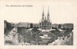 NORVEGE - Wien - Maxilianplatz Und Volivkirche - Animé - Carte Postale Ancienne - Vienna Center