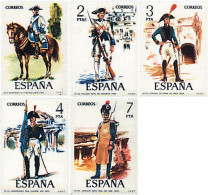 85690 MNH ESPAÑA 1975 UNIFORMES MILITARES - Ungebraucht