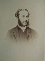 Photo CDV Brandseph à Stuggart  Portrait Homme  Gros Favoris  CA 1865 - L679B - Alte (vor 1900)