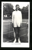AK J. G. Alexander Auf Dem Tennisplatz  - Tenis