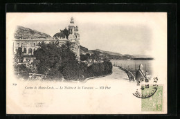 AK Monte Carlo, Casino De Monte-Carlo, Le Theatre & Les Terrasses  - Autres & Non Classés