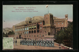 AK Monaco, Palais Du Prince, Garde D`Honneur Carabiniers  - Other & Unclassified