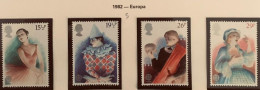Gran Bretaña  1982 -  EUROPA CEPT - YVERT 1043/1046 ** - Nuevos