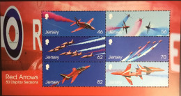Jersey 2014 Red Arrows Sheetlet MNH - Jersey